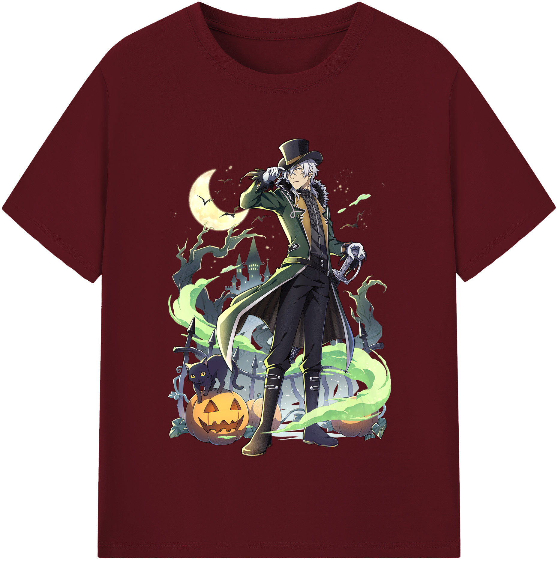 （画像用） 文豪ストレイドッグス Bungo Stray Dogs 綿100％半袖Tシャツ（フロントプリント）